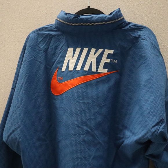Nike DM5285 407 Men's Sz M Sportswear Woven Lined Hooded Jacket Blue - Picture 9 of 16